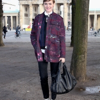 Burgundy Camouflage...Brandenburger Tor, Mercedes-Benz Fashion Week Berlin